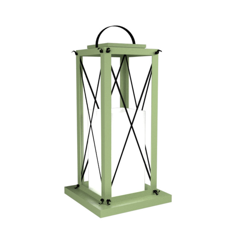 Desk Table Lamp, Maple, 30.03" H x 13.65" W x 13.65" D