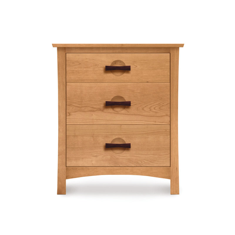 Berkeley 3 - Drawer Solid Wood Dresser, Natural Cherry