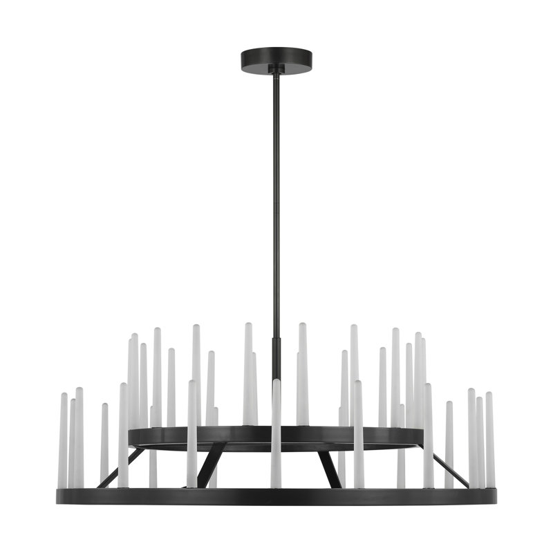 Sagrada LED Chandelier, Bronze, 13.7" H x 36" W x 36" D, 36 Lights