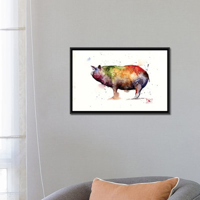Cochon par Dean Crouser - reproduction sur toile