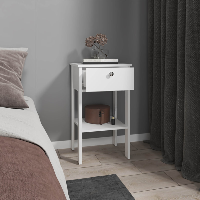 Mcrae Nightstand, White