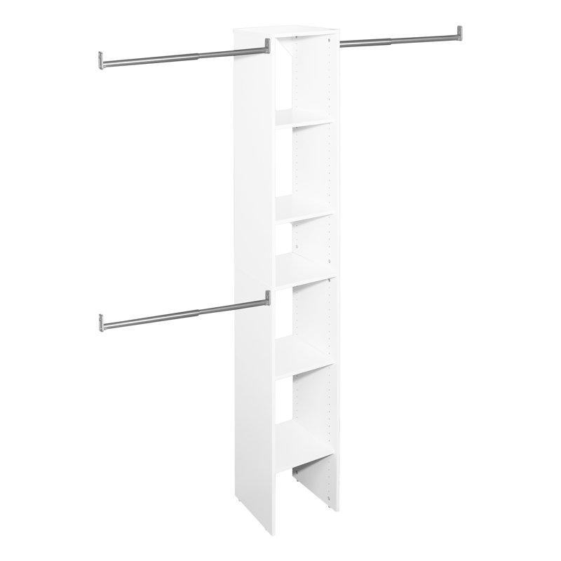SuiteSymphony Closet System, White, 12.5" W