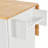 Groningen Solid Wood Top Kitchen Island-392043305