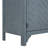 U-Style Storage Cabinet Sideboard With MDF And Pine Veneer - Adjustable Shelves, Ideal For Living Rooms, Entrances, And Study Rooms - Classic American Design With Navy Blue Or Grey-94746659