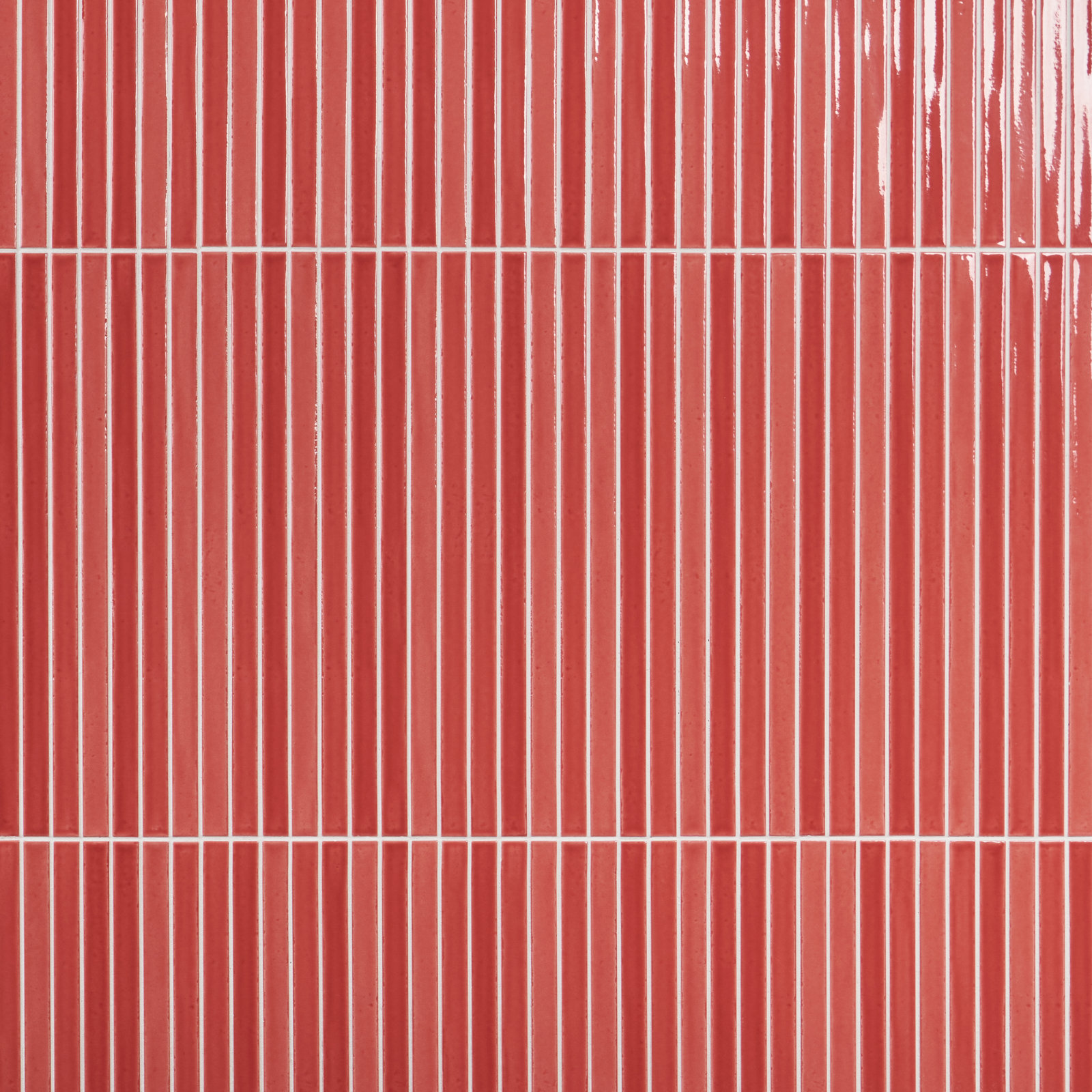 Trending 5" x 18" Ceramic Subway Tile, Wild Coralito Pink