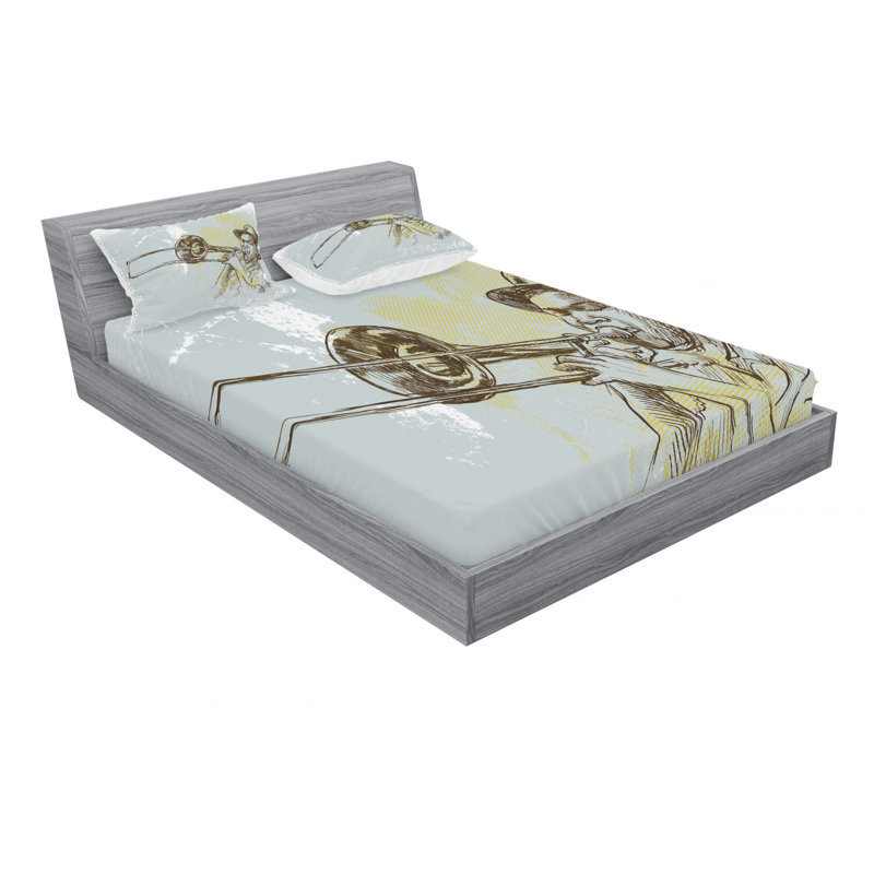 Microfiber Sheet Set, Full Sheet Set with Fitted Sheet