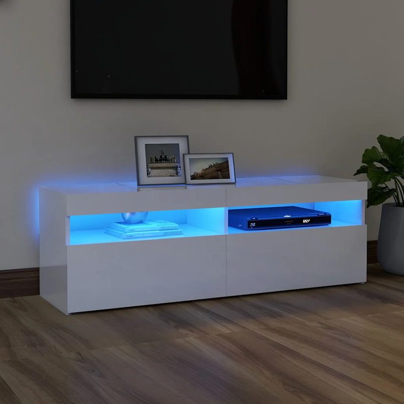 vidaXL TV Stand Sideboard Entertainment Center Media Unit with LED Lights