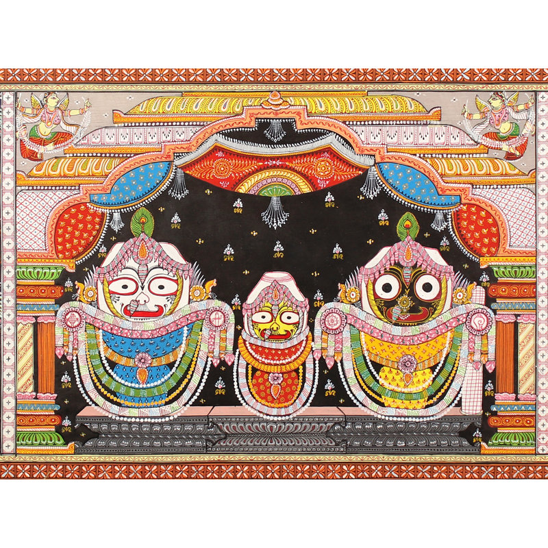 Shri Jagannath Ji (Krishna avec Balarm et Subhadra)