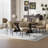 Upholstered Dining Chair with Thick Cushioned Seat-331487309