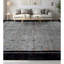 Tapis gris de haute qualité noué à la main