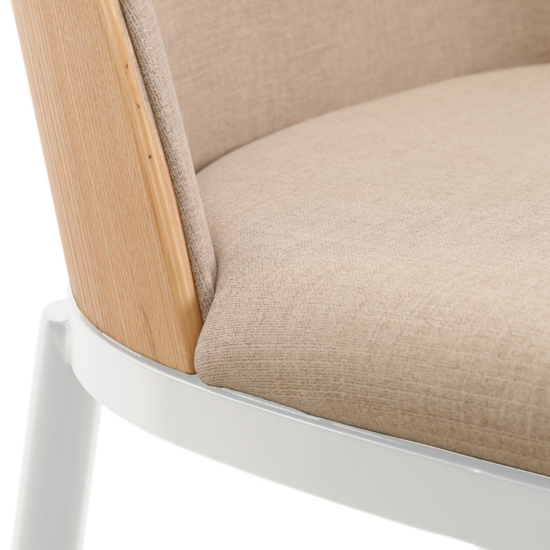 Kelce Full Back Side Chair, Brun, Ensemble de 4