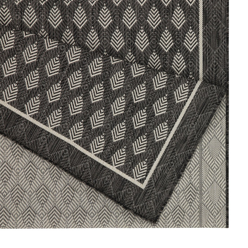 Ensoleillé 5 pi. 3 po X 7 pi 3 po Tapis intérieur / extérieur