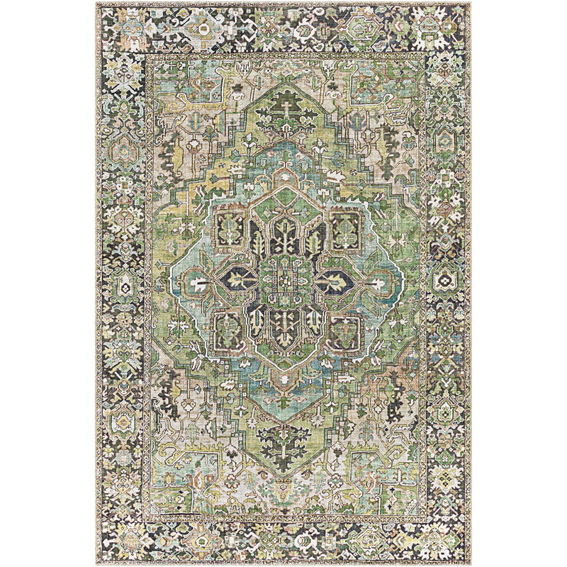 Leon Oriental Area Rug, Rectangle 107 x 168 cm