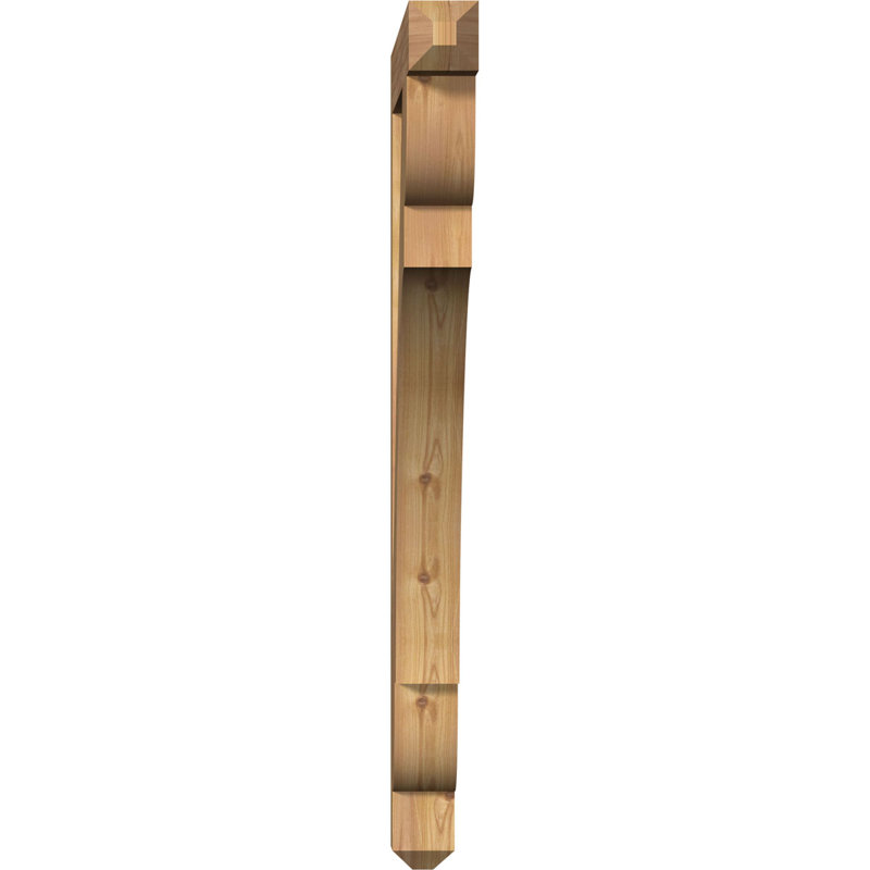 Support pour artisan olympique, Cèdre rouge de l'Ouest (lisse), 46"H x 3.5"W x 34"D
