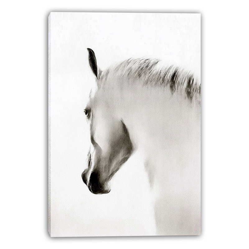 Art mural sur toile Quiet Neck, L 30 po x H 40 po x P 1,5 po