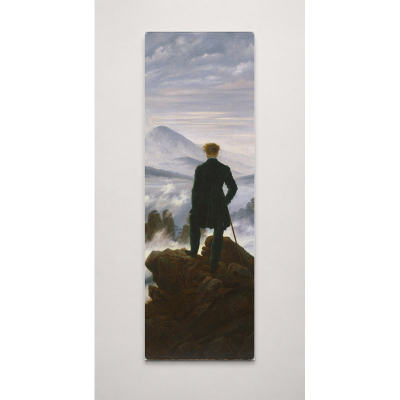 «Wanderer dessus de la mer de brouillard» (1818) - art mural sur toile, 72" W x 24" H