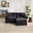 Cloud Sofa Ottoman Only, Modern Sectional Couch, For Living Room Bedroom And Apartment, Comfy Double Layer Upholstered Seat Cushion-124528892