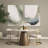 Mellonia Round Genuine Marble Dining Table-1726448292-1726795908