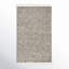 Shea Stripe Hand-Knotted Gray Area Rug-80329884