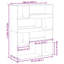 Schrey 94.5cm H Book Cabinet Bookcase-1732246928-1732246943