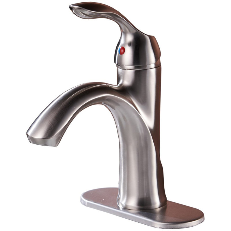 Single-handle Bathroom Faucet, Brushed Nickel