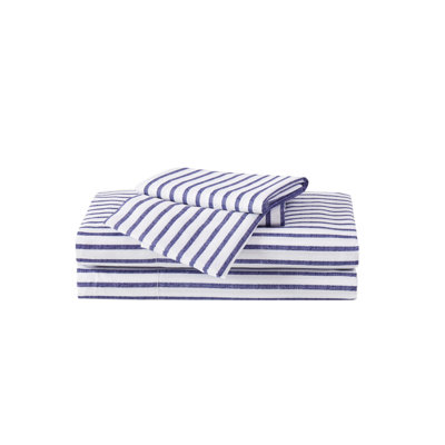 Truly Soft Pinstripe Microfiber Standard Plaid Sheet Set