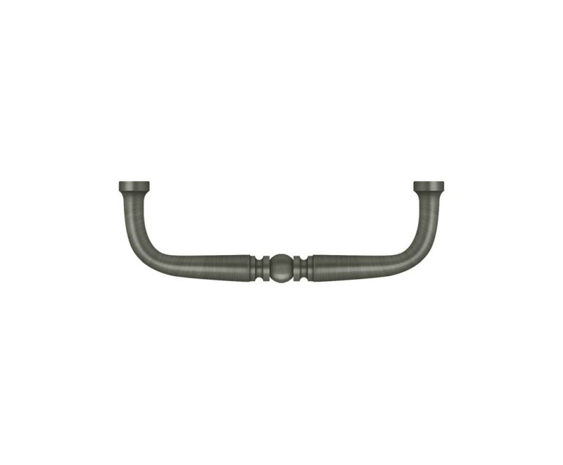 Poignée Deltana PCT400U15A, traditionnelle, 4 po, nickel antique, Nickel antique