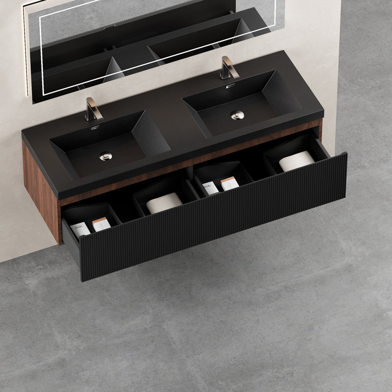 60" Modern Floating Bathroom Vanity