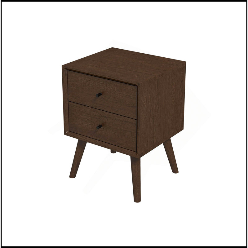 Table de chevet 2 tiroirs