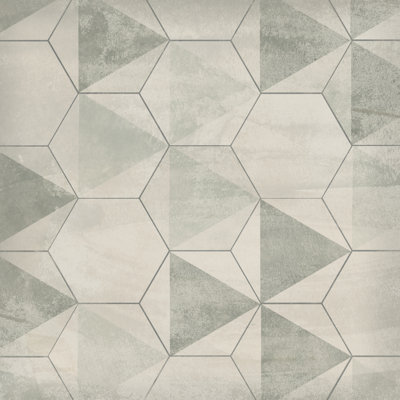 " Hexagon Tile IX " by June Erica Vess