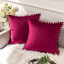 Housse de coussin Silky Velvet Series Pom-poms-1144427444-1144427451-1196681517