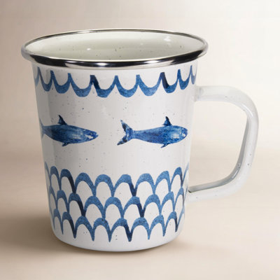 Fish Camp Enamel Mug