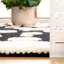 Tapis noir / ivoire Kavika-559141478