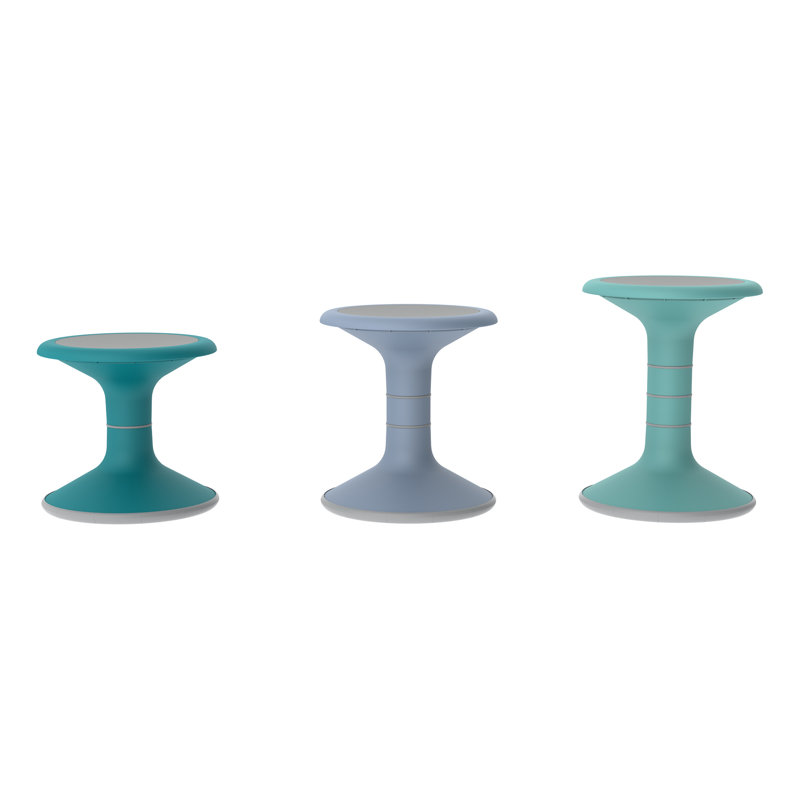 Teal 16" Kids Active Motion Stool with Angled Base