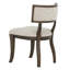 Ensemble de 2 chaises de salle à manger Marie, conception élégante rembourrée avec structure en bois massif et sièges confortables pour les intérieurs modernes.-516412072