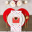 Serviette 20" à confetti hearts Pigott
