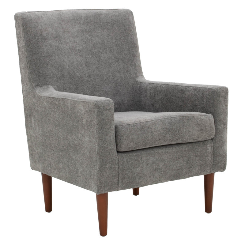 Fauteuil l 28 po Donham, 100% polyester ardoise Chloe, Brun