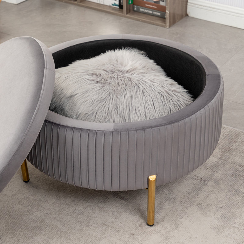 Ensemble de salon 2 pièces Marialana, Velours gris