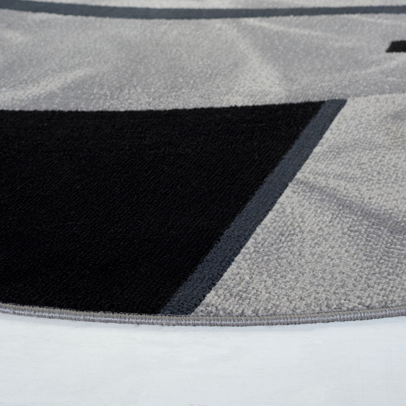 Tapis abstrait Guberman Performance, Rond 6 pi 7 po
