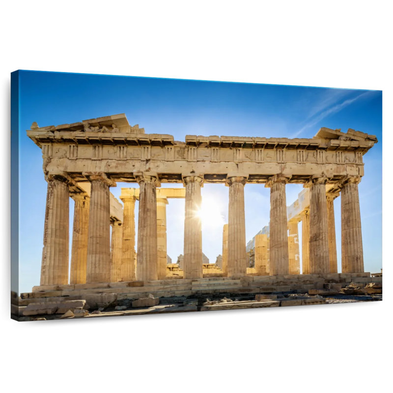 Ravi Sun Shines Through Parthenon, 34" H x 51" W