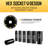 1/2" Drive SAE Deep Impact Socket Set