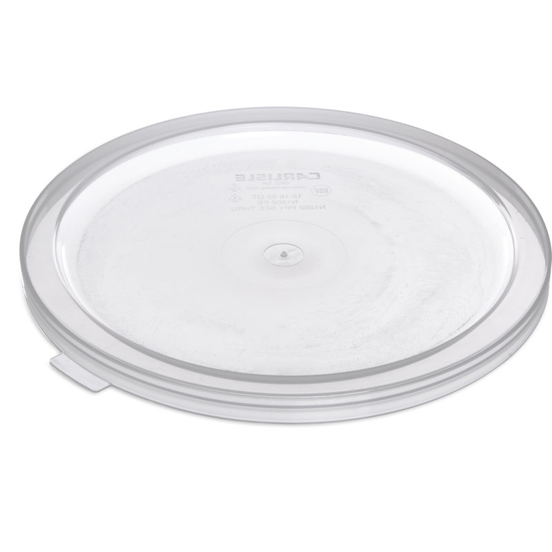Couvercle circulaire en polyéthylène, Transparent