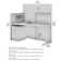 Office In An Hour Rectangle 1 Person Cubicle with Cable Management