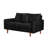 Sofa 56" Velvet Round Arm Loveseat-1484433304