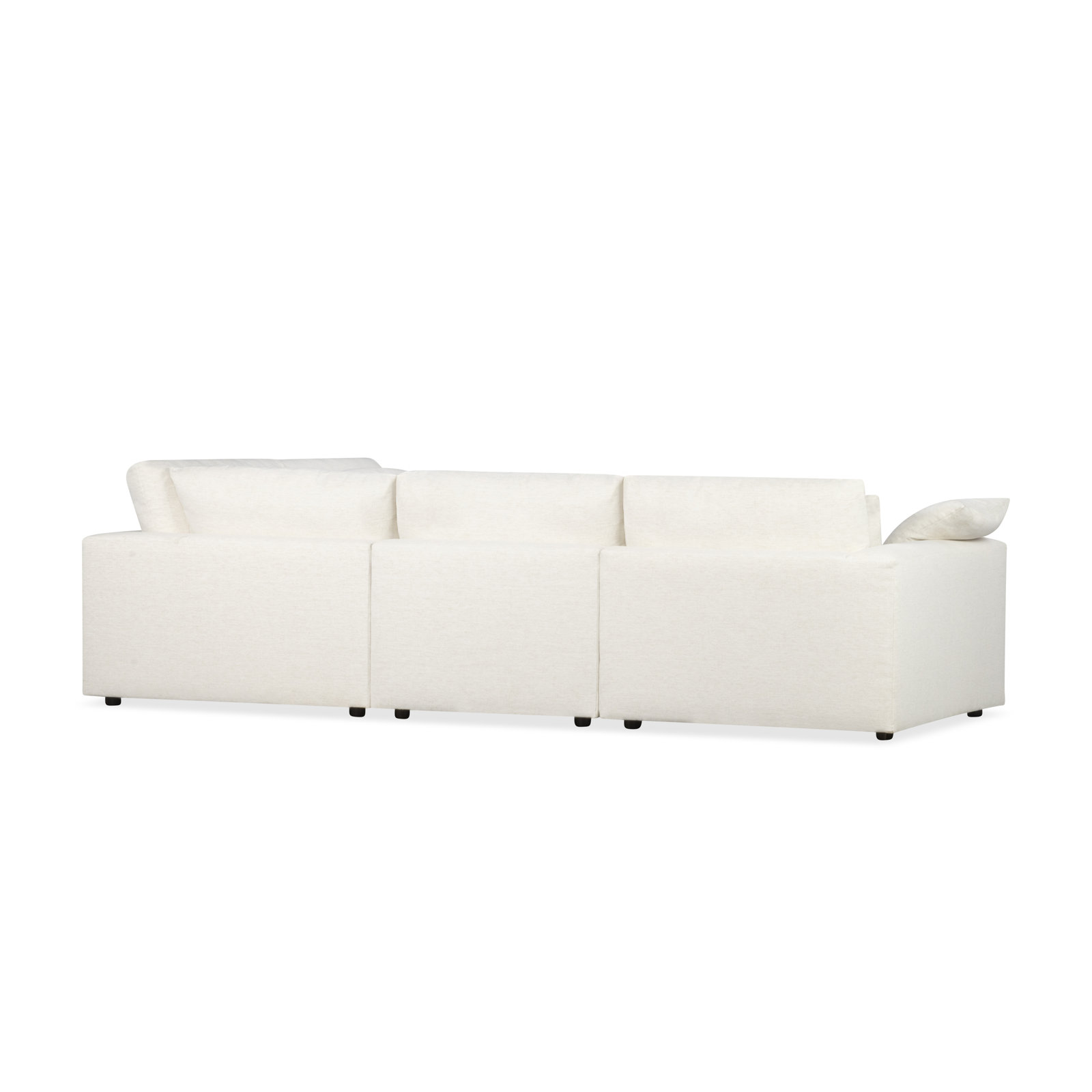 Remy Sectional, Right Hand Facing, Nomad Snow Crypton® Chenille