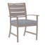 Charleston Aluminum Patio Dining Armchair with Cushions-706335716-706335710-706269128