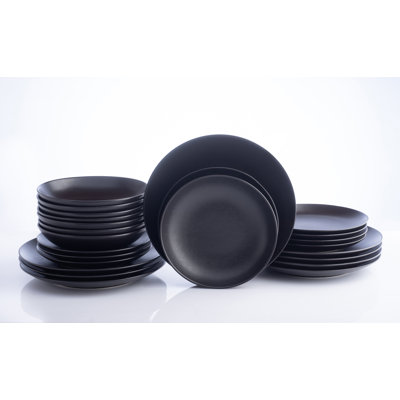 Porto By Stone Lain Semplice 24-Piece Dinnerware Set Stoneware