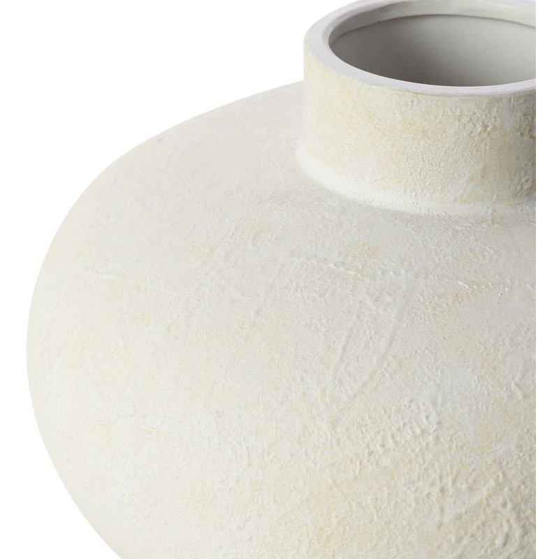 White/Ivory 8" Ceramic Table Vase