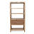 36x15x72" Shelf With Drawer,Natural