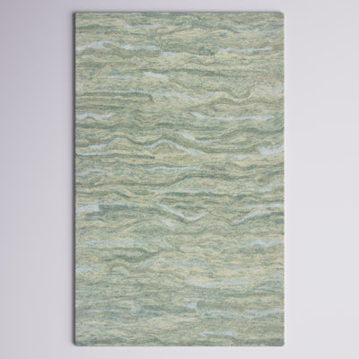Devizes Abstract Handmade Tufted Wool Area Rug